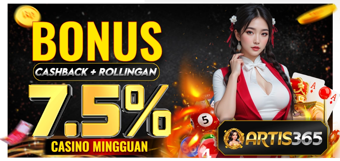 BONUS CASHBACK UP TO 10% LIVE CASINO MINGGUAN